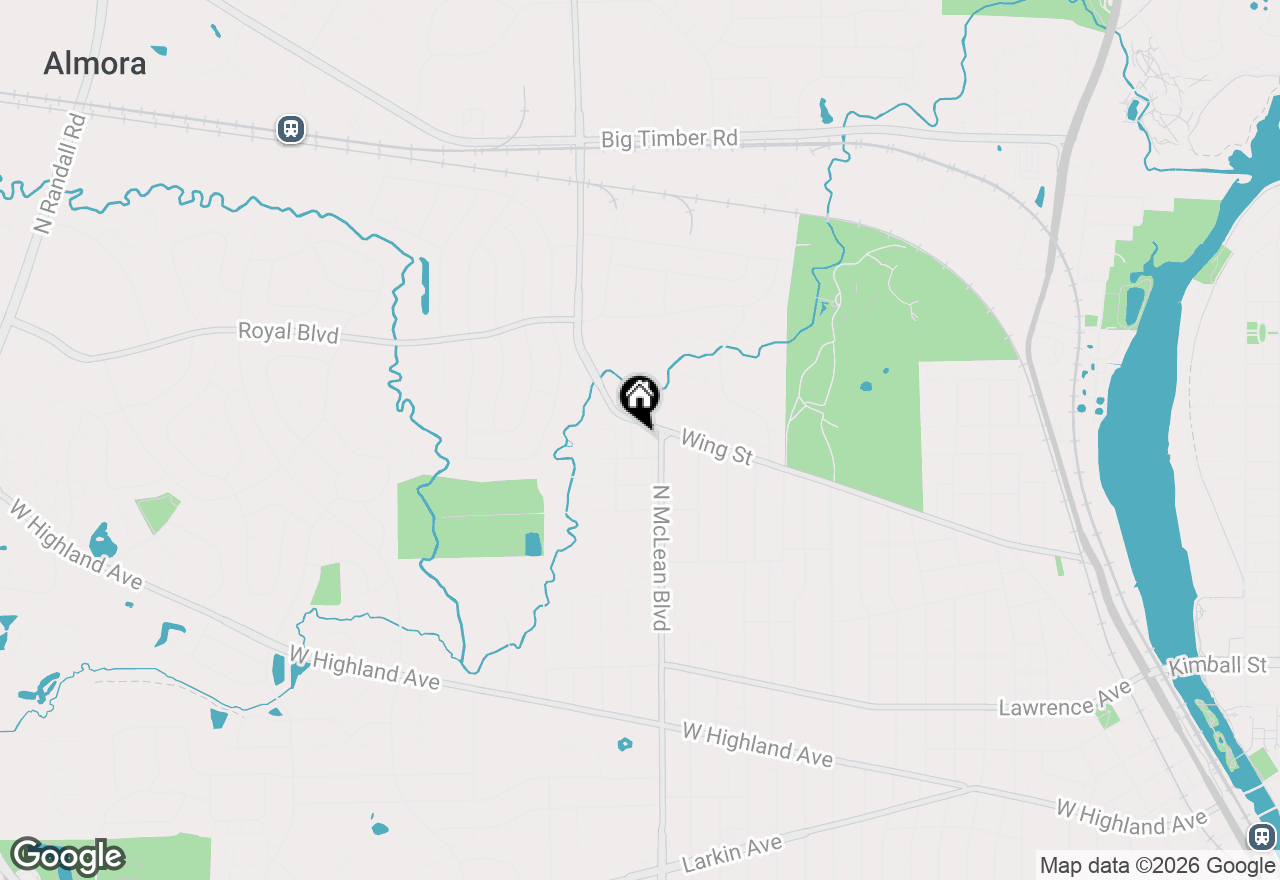 Map of (Address confidential), Elgin, Illinois 60123