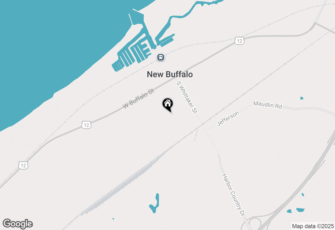 Map of 310 W Detroit Street, New Buffalo, MI 49117