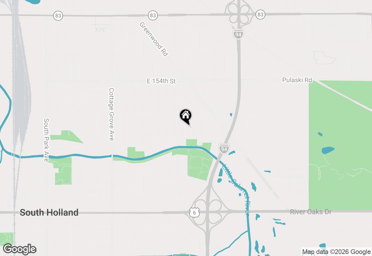Map of 15655 Avalon Avenue, South Holland, IL 60473