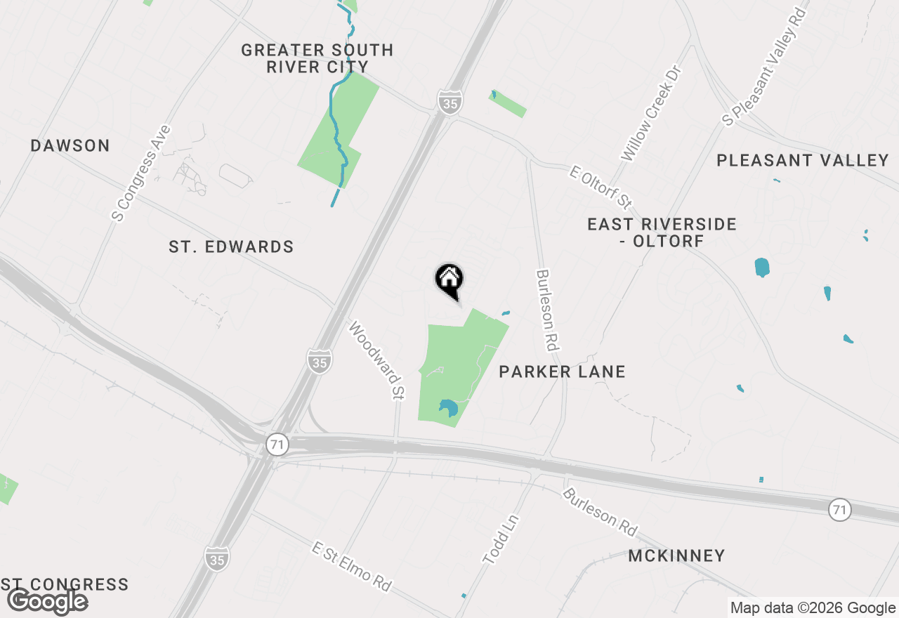 Map of 3111 Parker Ln #0250, Austin, TX 78741
