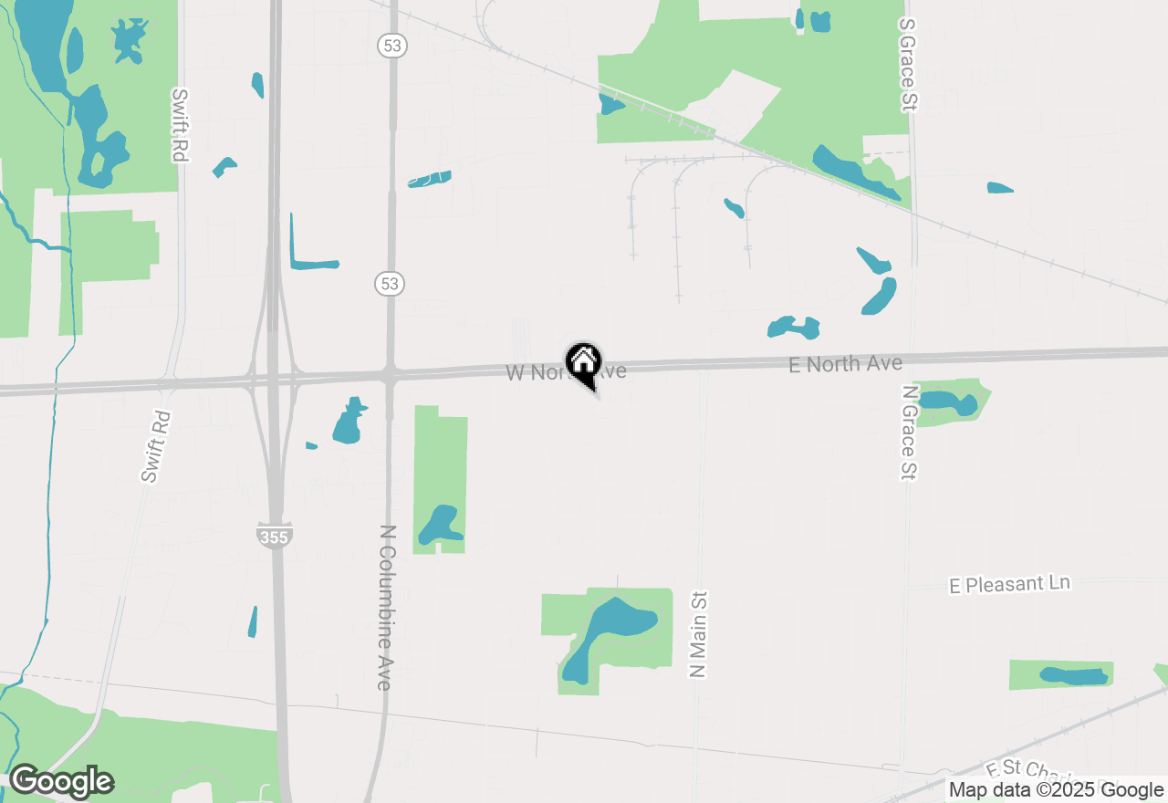 Map of 744 N Ridge Avenue, Lombard, IL 60148