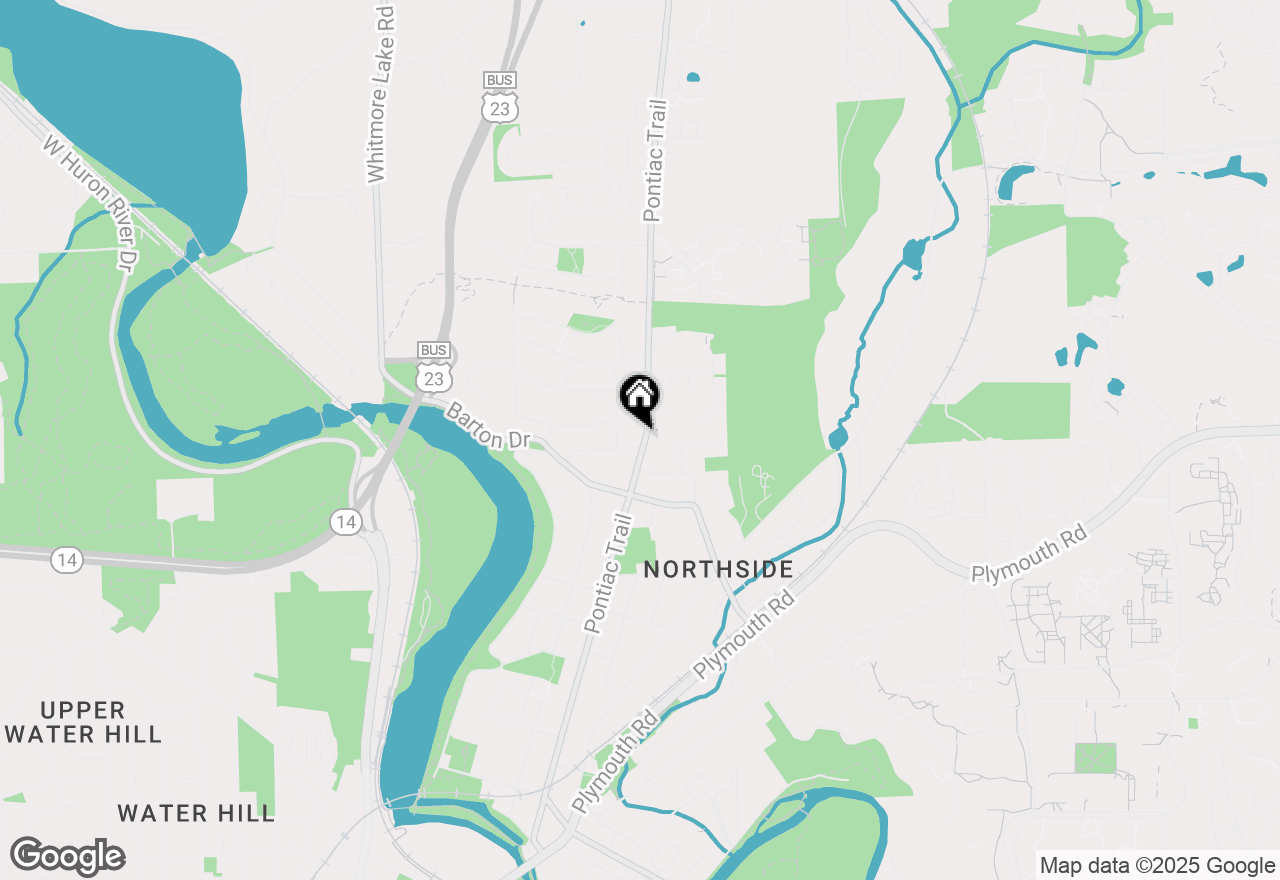 Map of 2001 Pontiac Trail, Ann Arbor, MI 48105