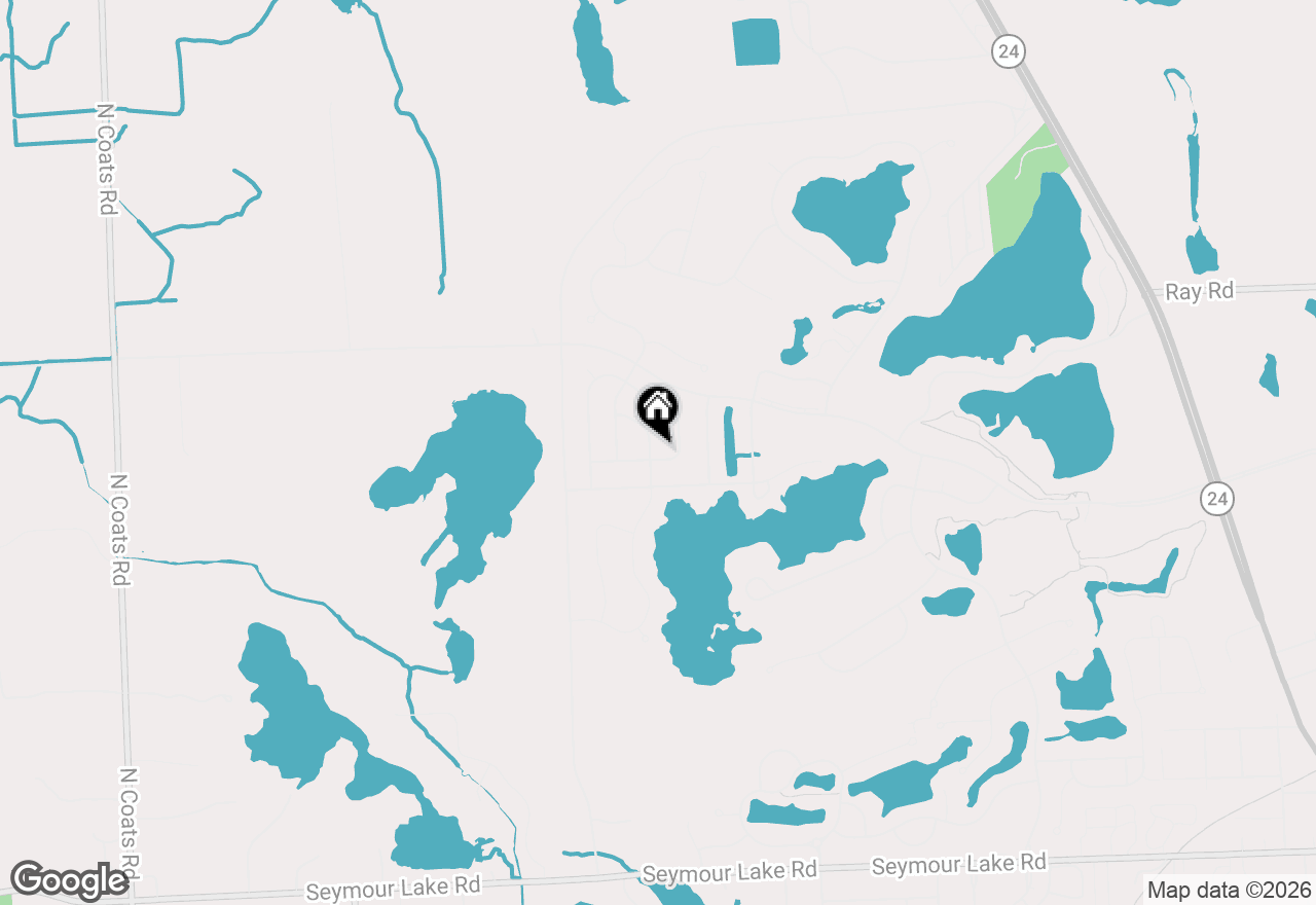 Map of 903 Westlake Avenue, Oxford, MI 48371