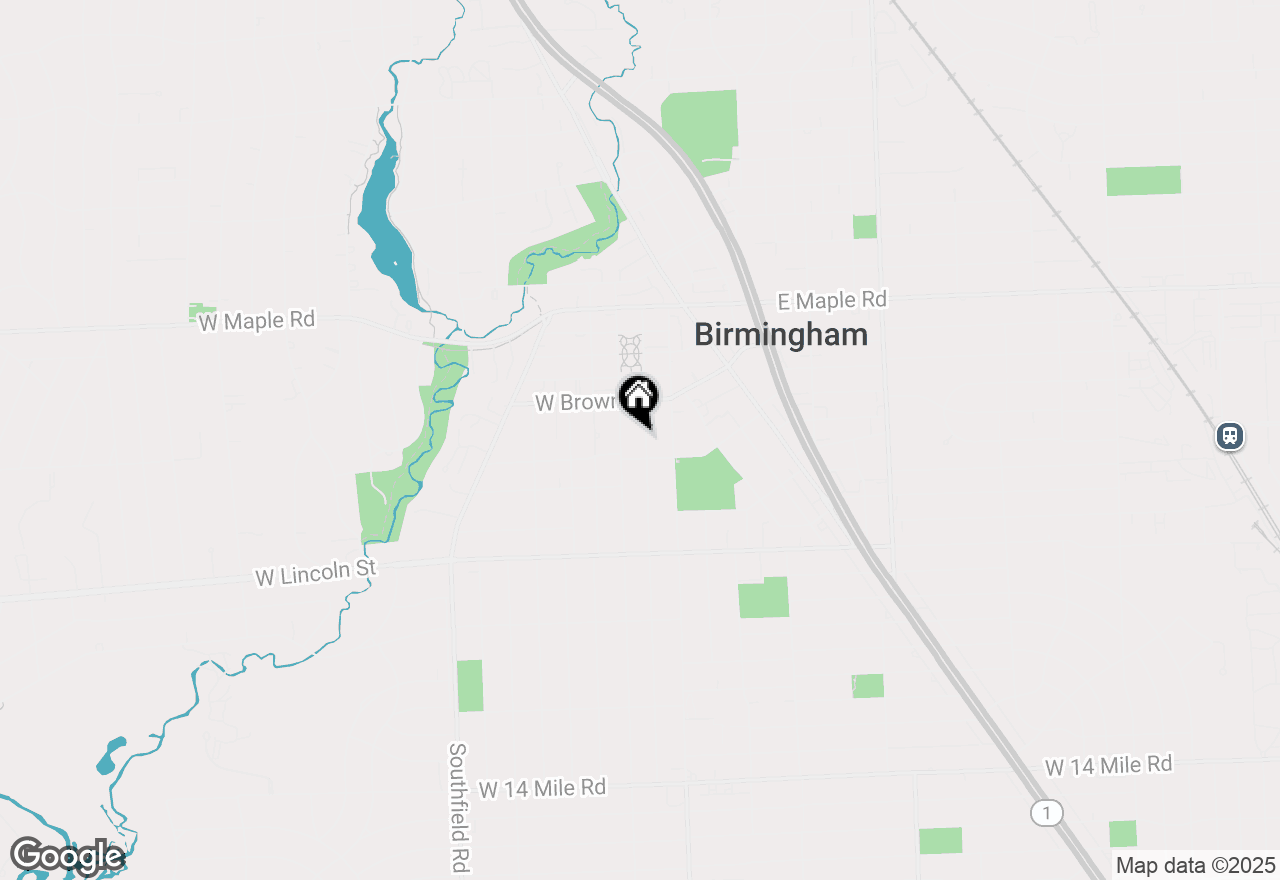 Map of 630 Henrietta Street, Birmingham, MI 48009