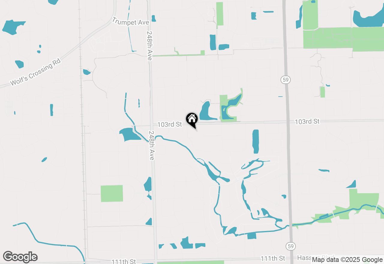 Map of 24531 W 103rd Street, Naperville, IL 60564