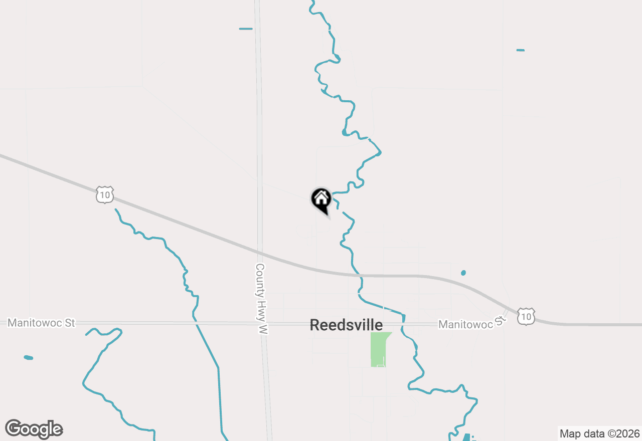 Map of 614 N 6th St, Reedsville, WI 54230