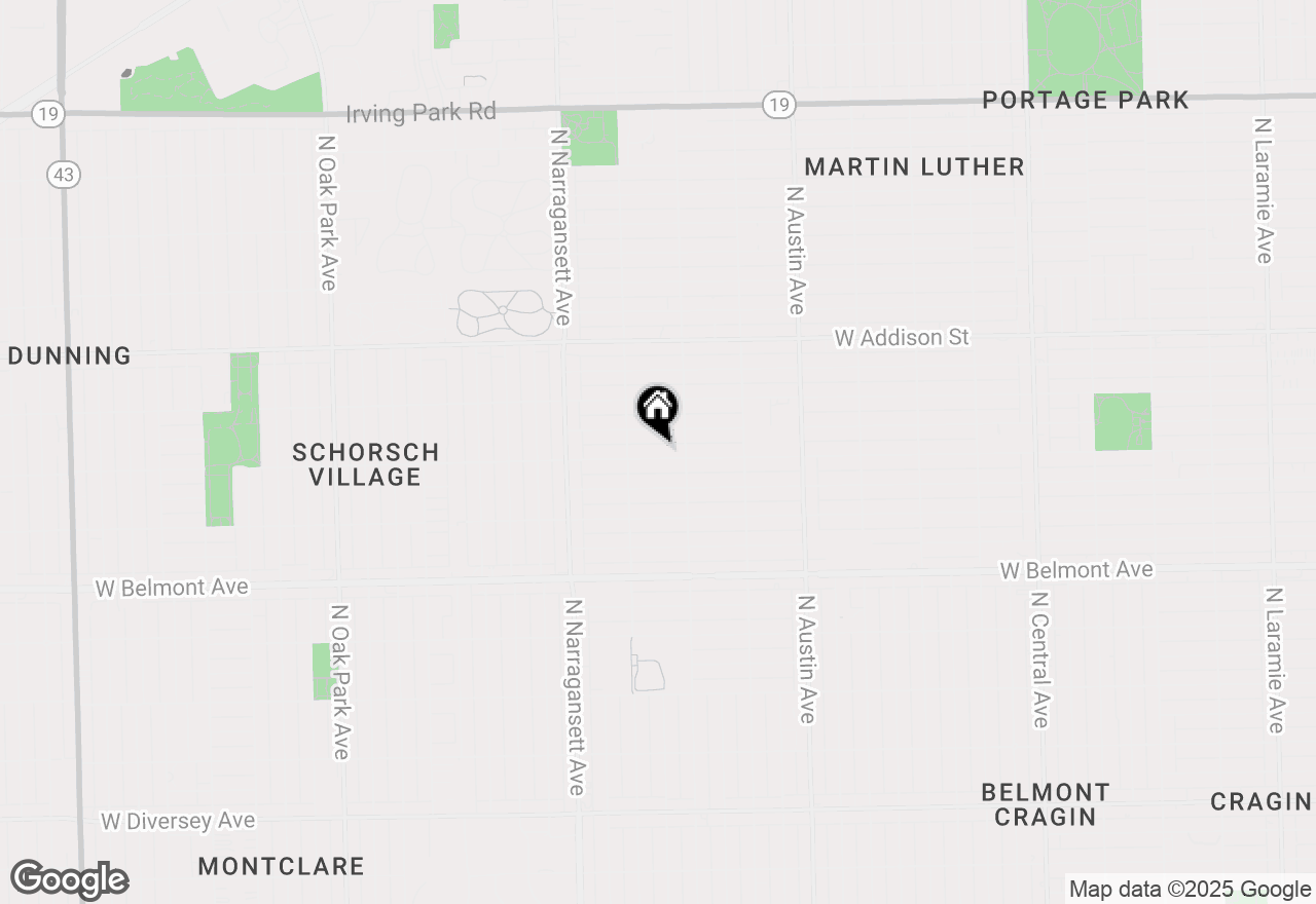 Map of 6228 W Roscoe Street, Chicago, IL 60634