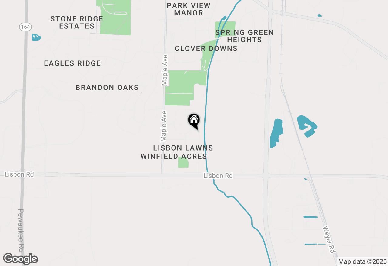 Map of W237N5468 Limestone Ct, Sussex, WI 53089