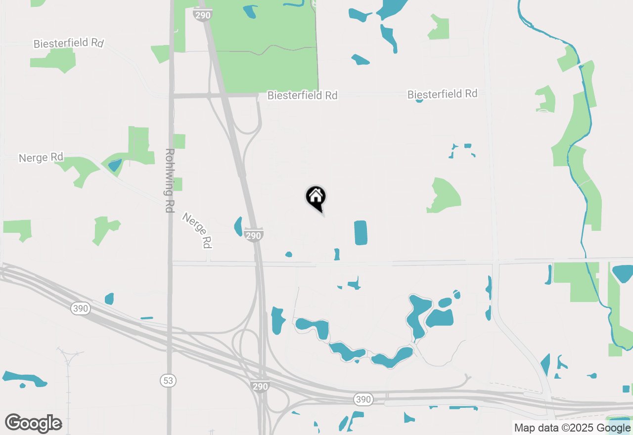 Map of 1228 Old Mill Lane, Elk Grove Village, IL 60007