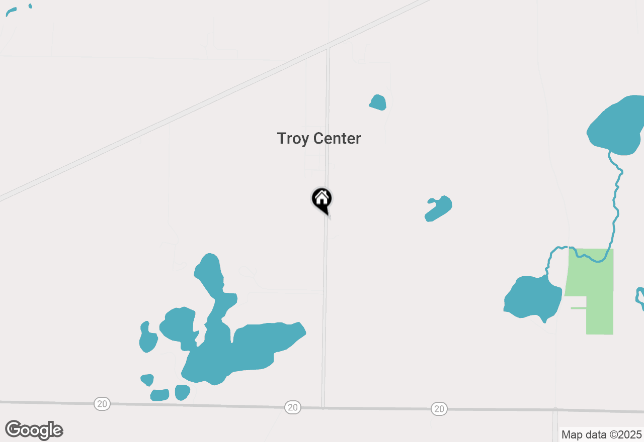 Map of N8633 County Road N, East Troy, WI 53120