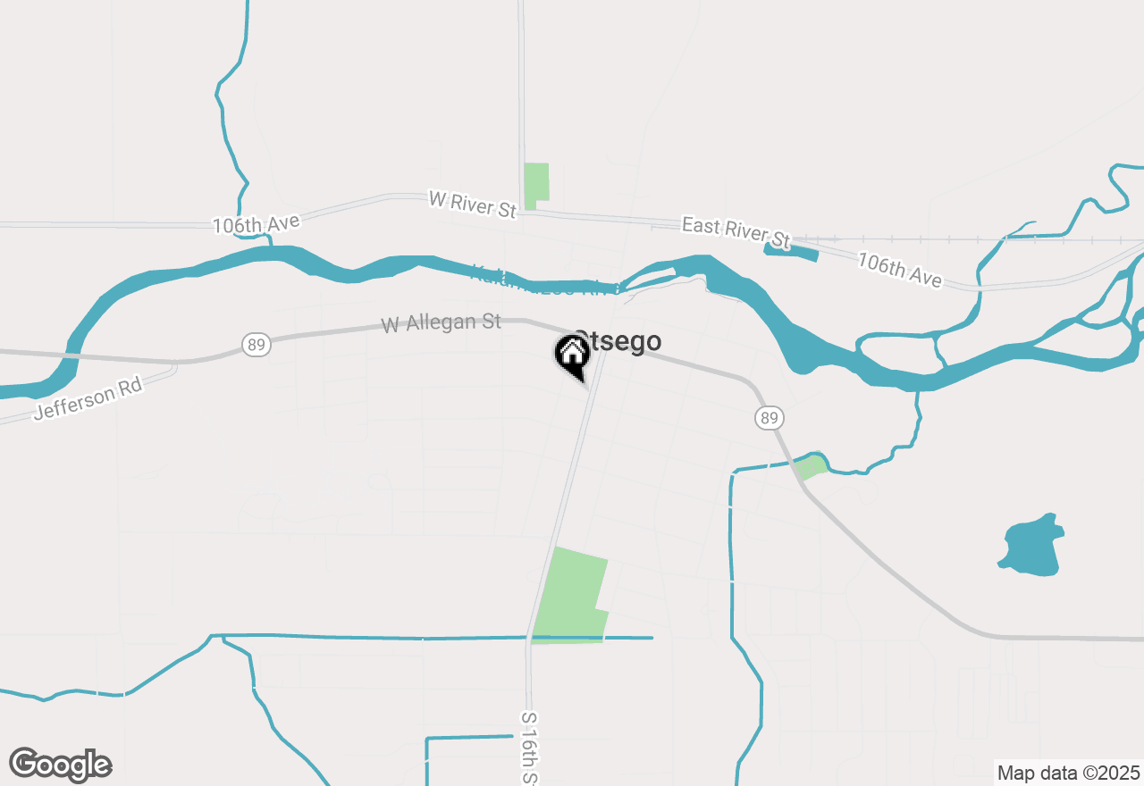 Map of 120 W Franklin Street, Otsego, MI 49078