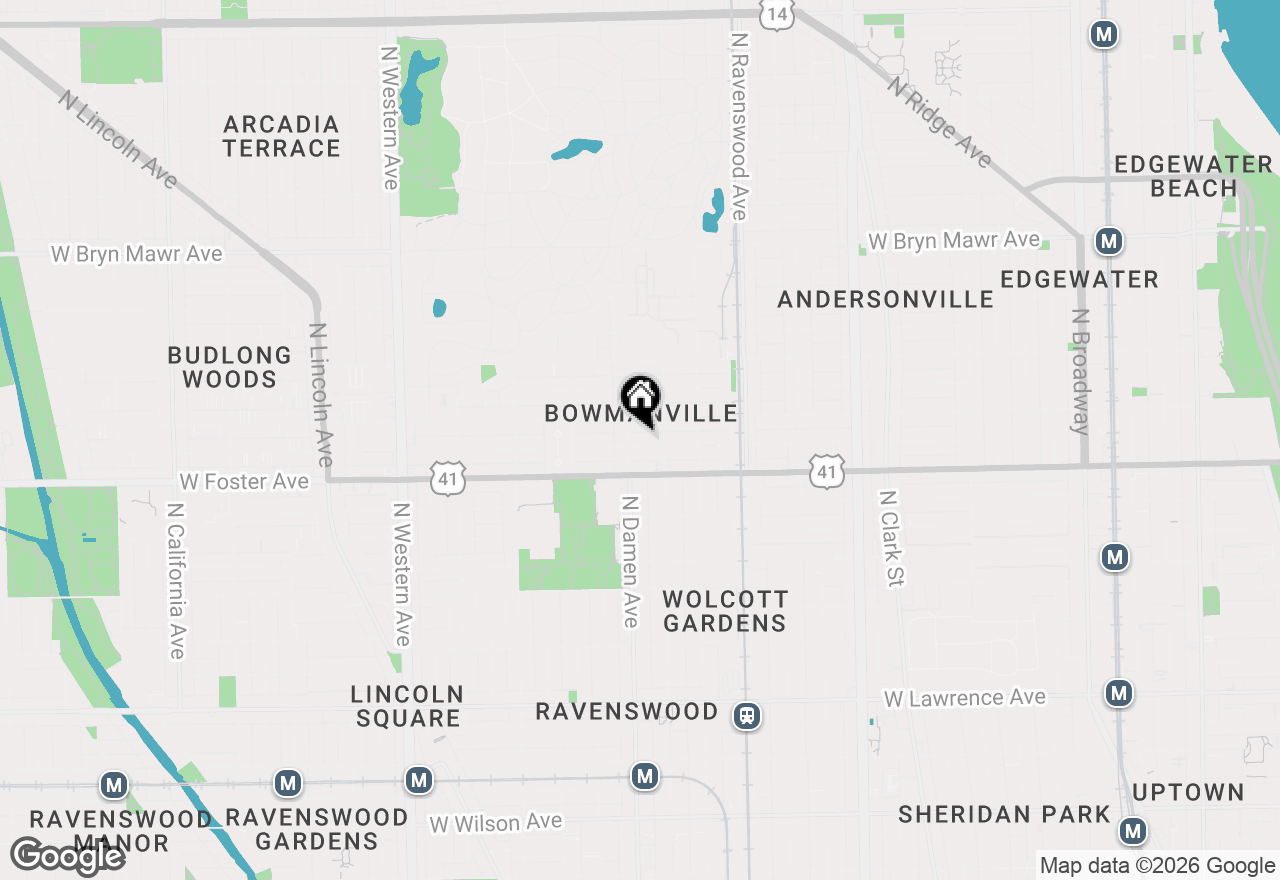 Map of 1964 W Farragut Avenue, Chicago, IL 60640