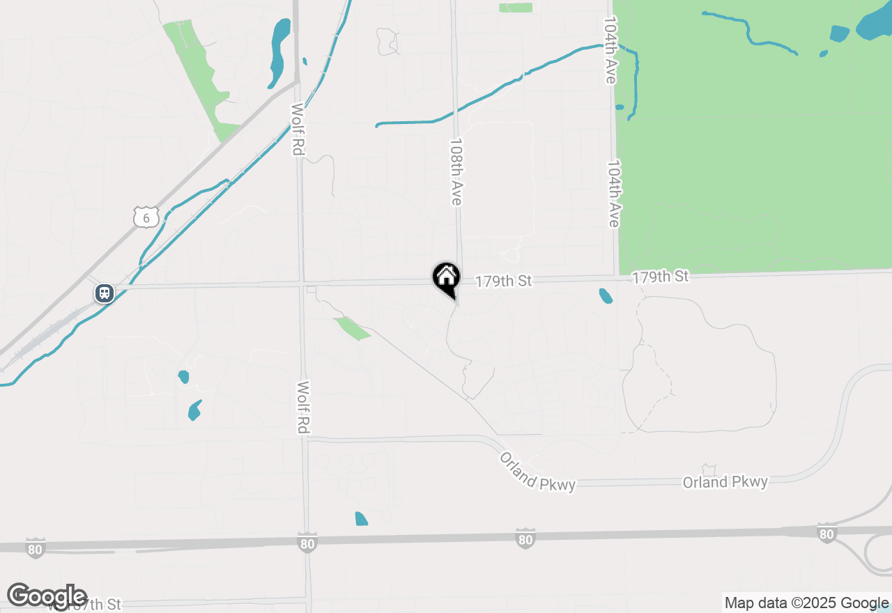 Map of 17926 Alabama Court, Orland Park, IL 60467