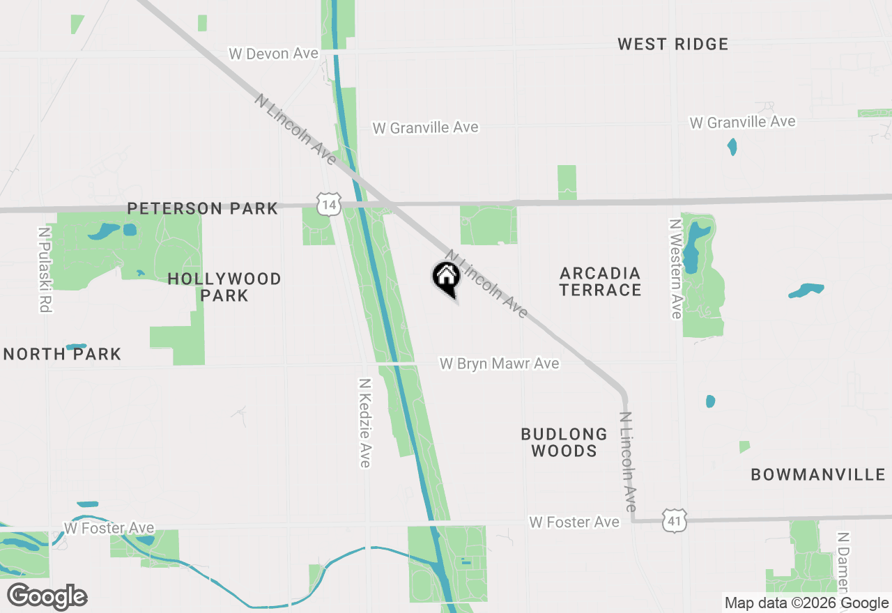 Map of 5725 N Sacramento Avenue, Chicago, IL 60659