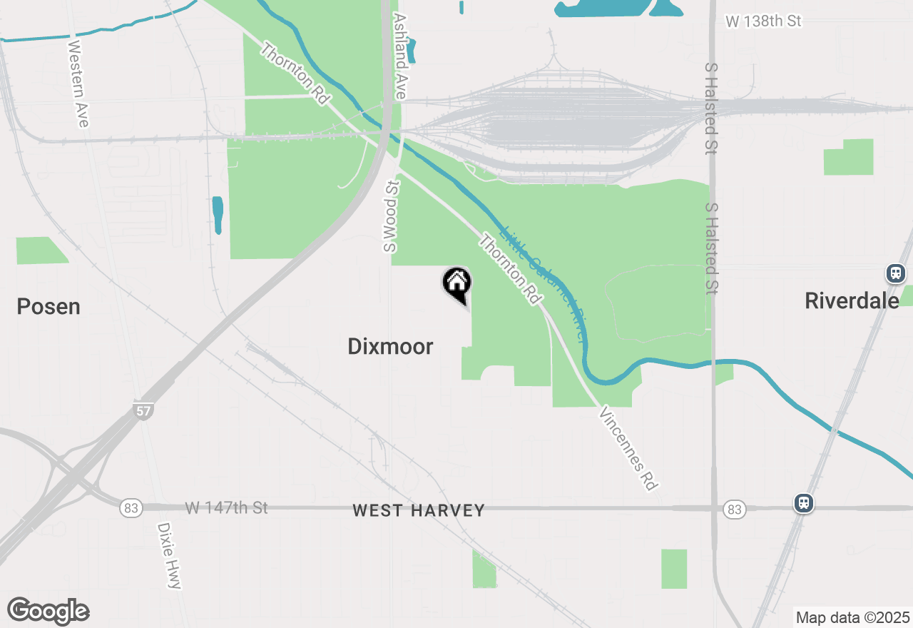 Map of 14212 Marshfield Avenue, Dixmoor, IL 60426