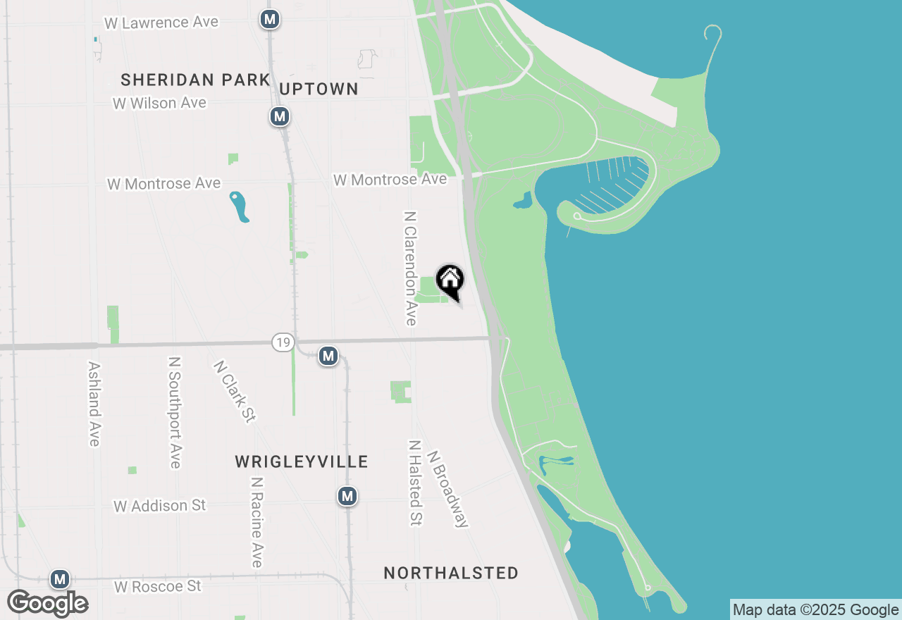 Map of 708 W Bittersweet Place #601, Chicago, IL 60613