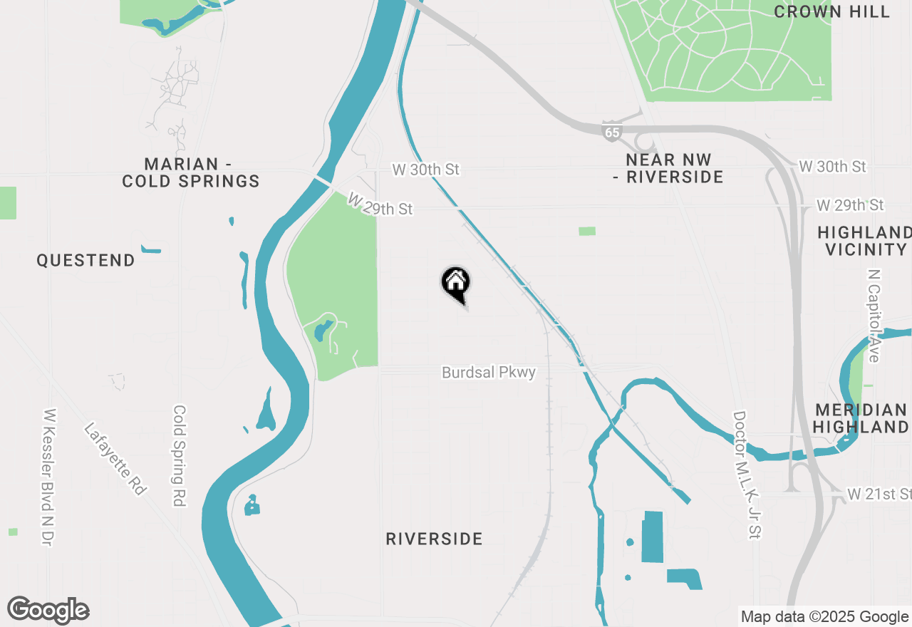 Map of 1341 W 26th Street, Indianapolis, IN 46208