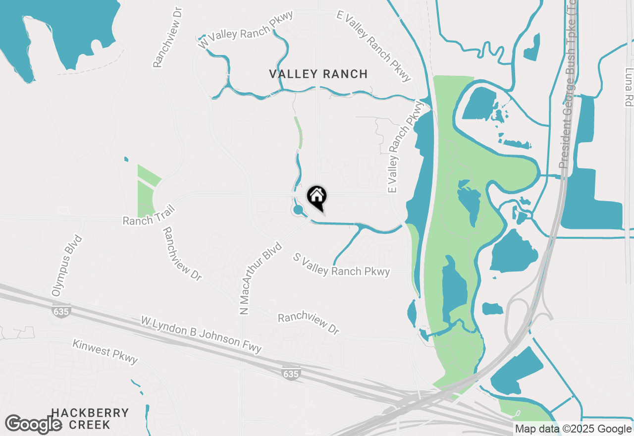 Map of 418 Old York Road, Irving, TX 75063