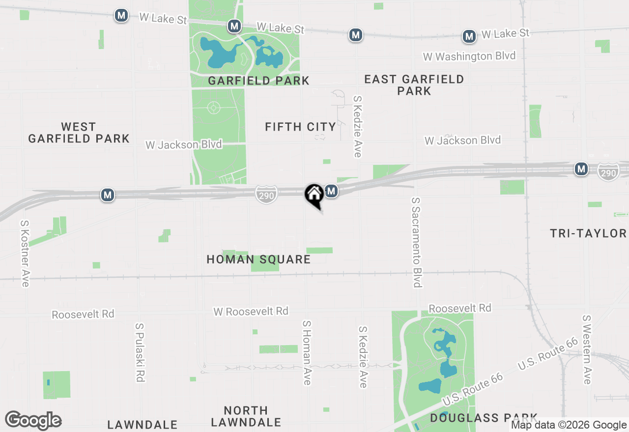 Map of 3339 W Flournoy Street, Chicago, IL 60624
