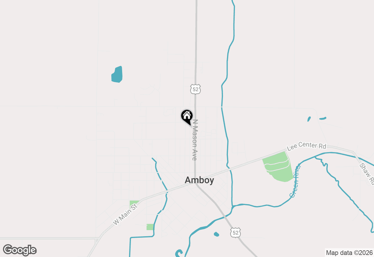 Map of 233 N Jones, Amboy, IL 61310