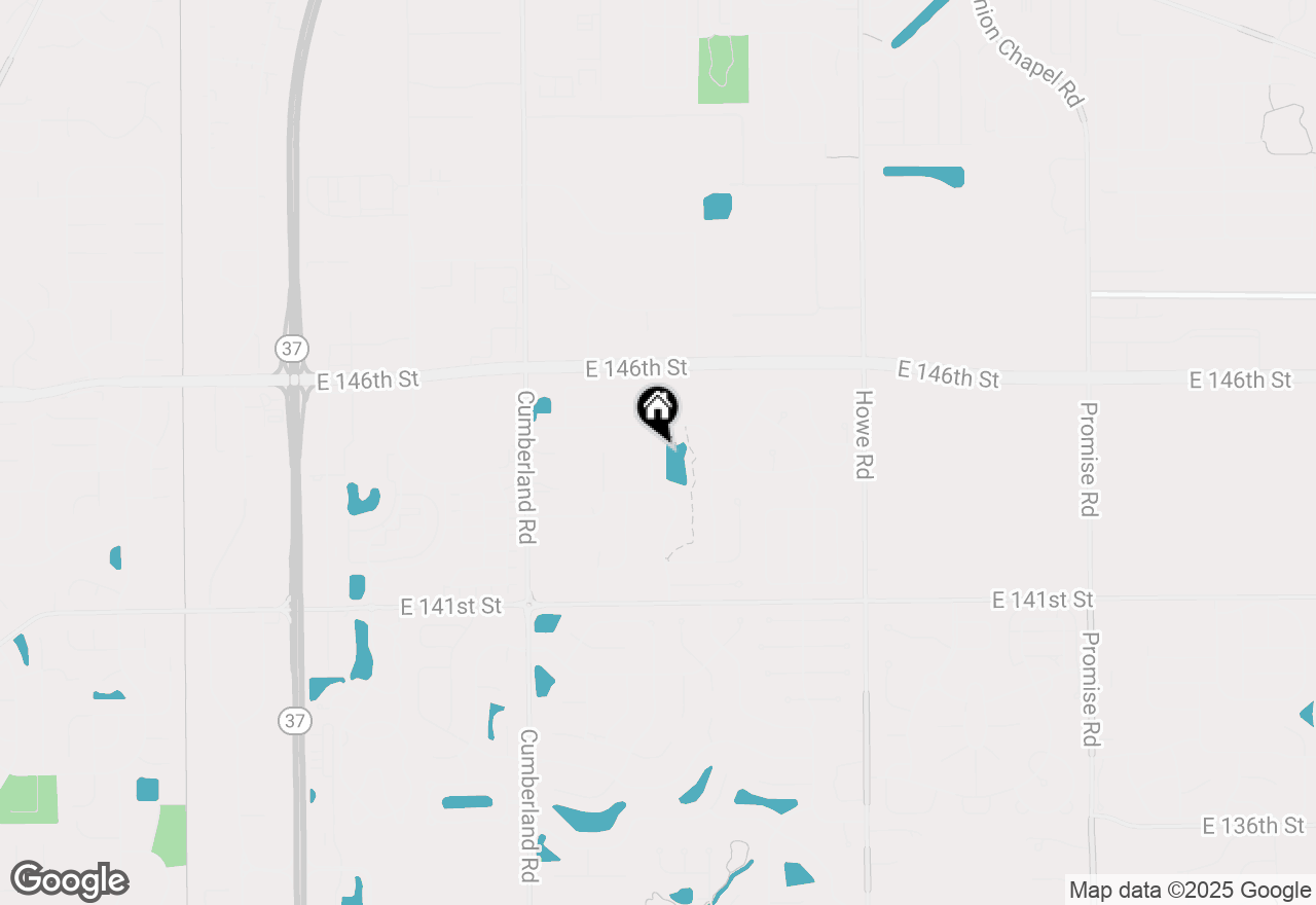 Map of 14447 Forsythia Lane, Fishers, IN 46038