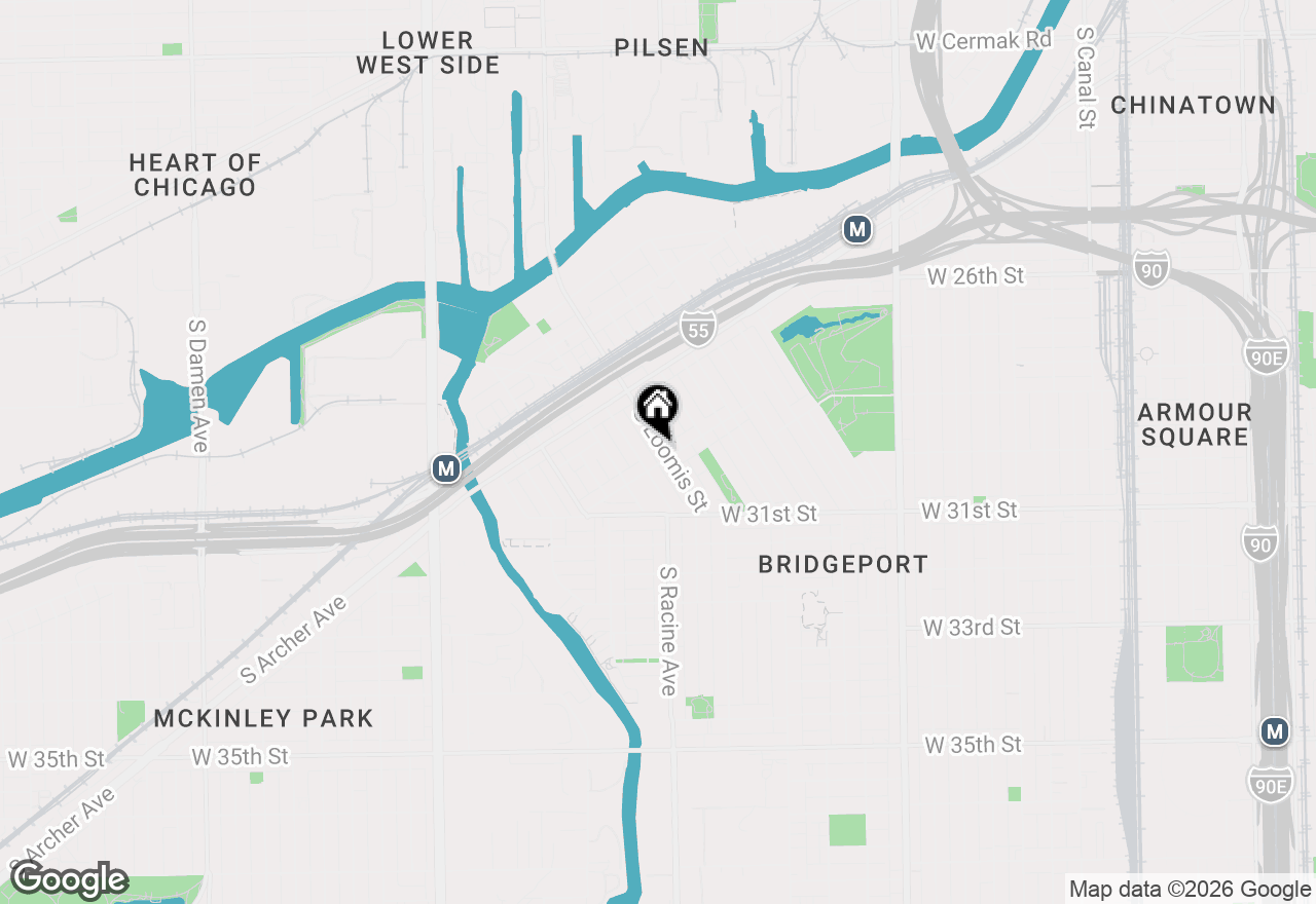 Map of 2972 S Loomis Street, Chicago, IL 60608