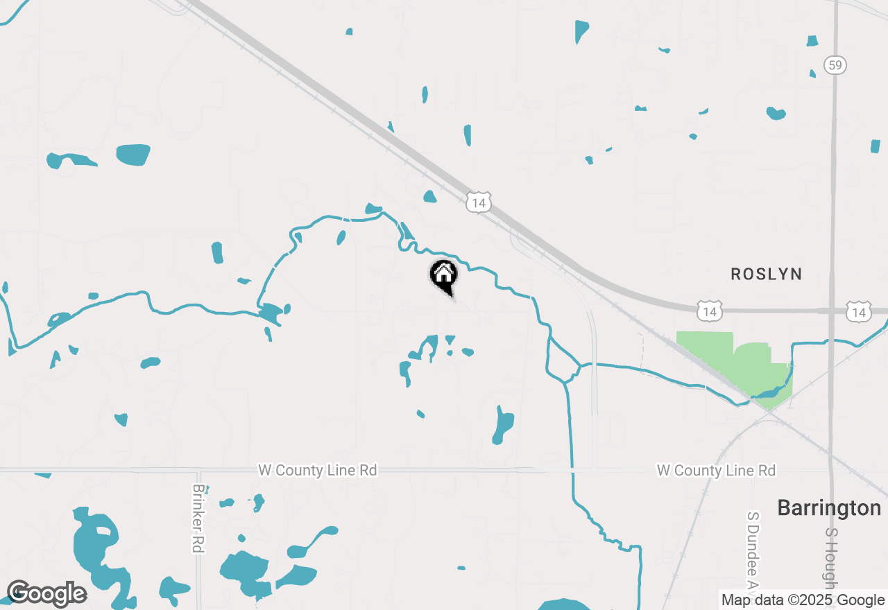 Map of 238 Oak Knoll Road, Barrington Hills, IL 60010