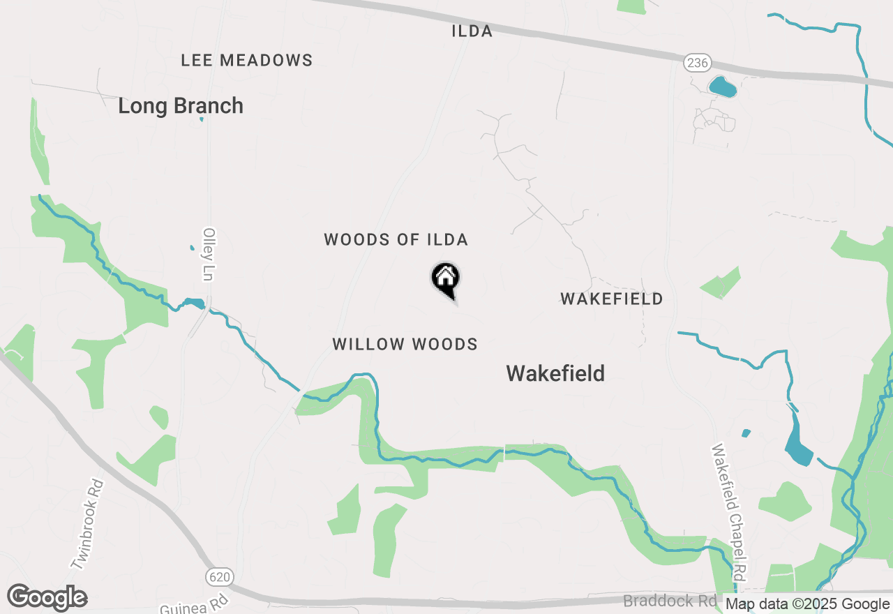 Map of 4512 Sleaford Road, Annandale, VA 22003