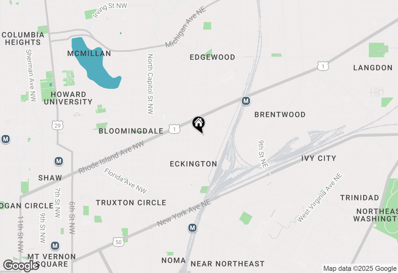 Map of 1952 3rd Street Ne #101, Washington, DC 20002