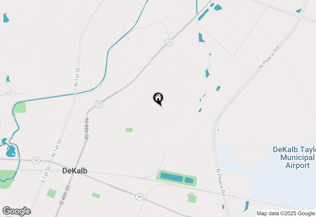 Map of 928 N 14th Street, Dekalb, IL 60115