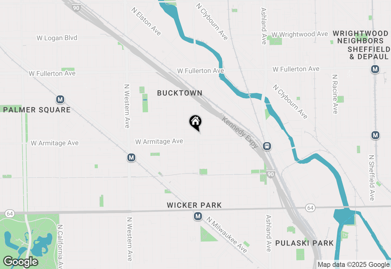 Map of 2010 N Damen Avenue, Chicago, IL 60647