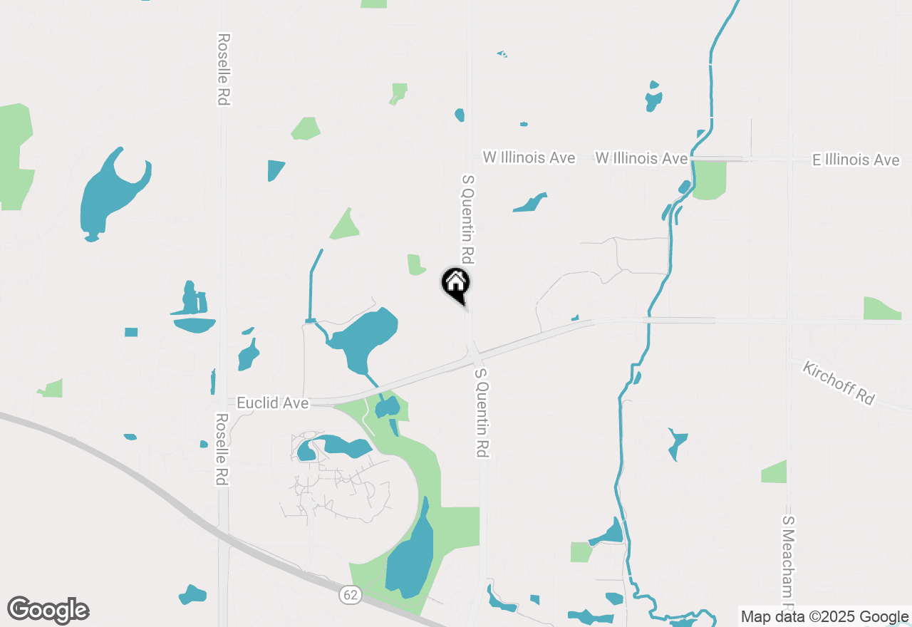 Map of 817 W Peregrine Drive, Palatine, IL 60067