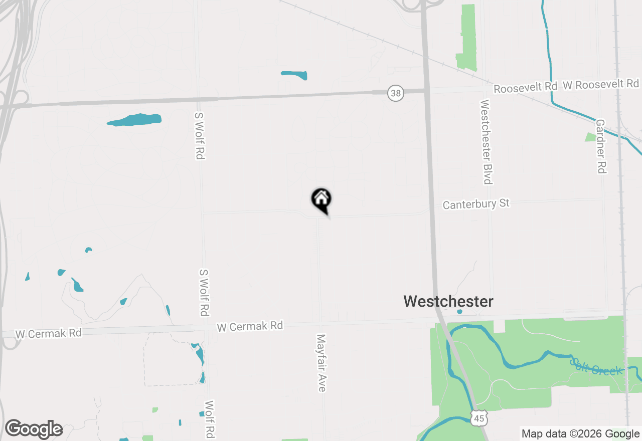 Map of 1601 Mayfair Avenue, Westchester, IL 60154