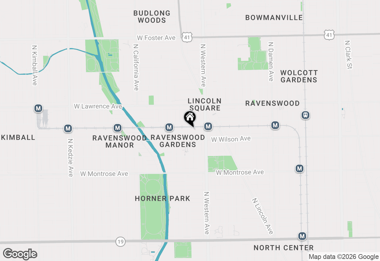 Map of 2458 W Eastwood Avenue #2, Chicago, IL 60625