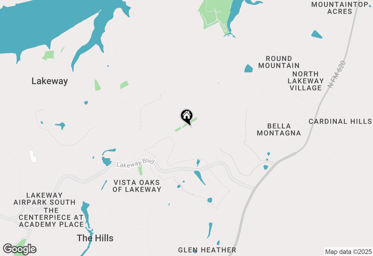 Map of 103 Nakoma Dr, Lakeway, TX 78734