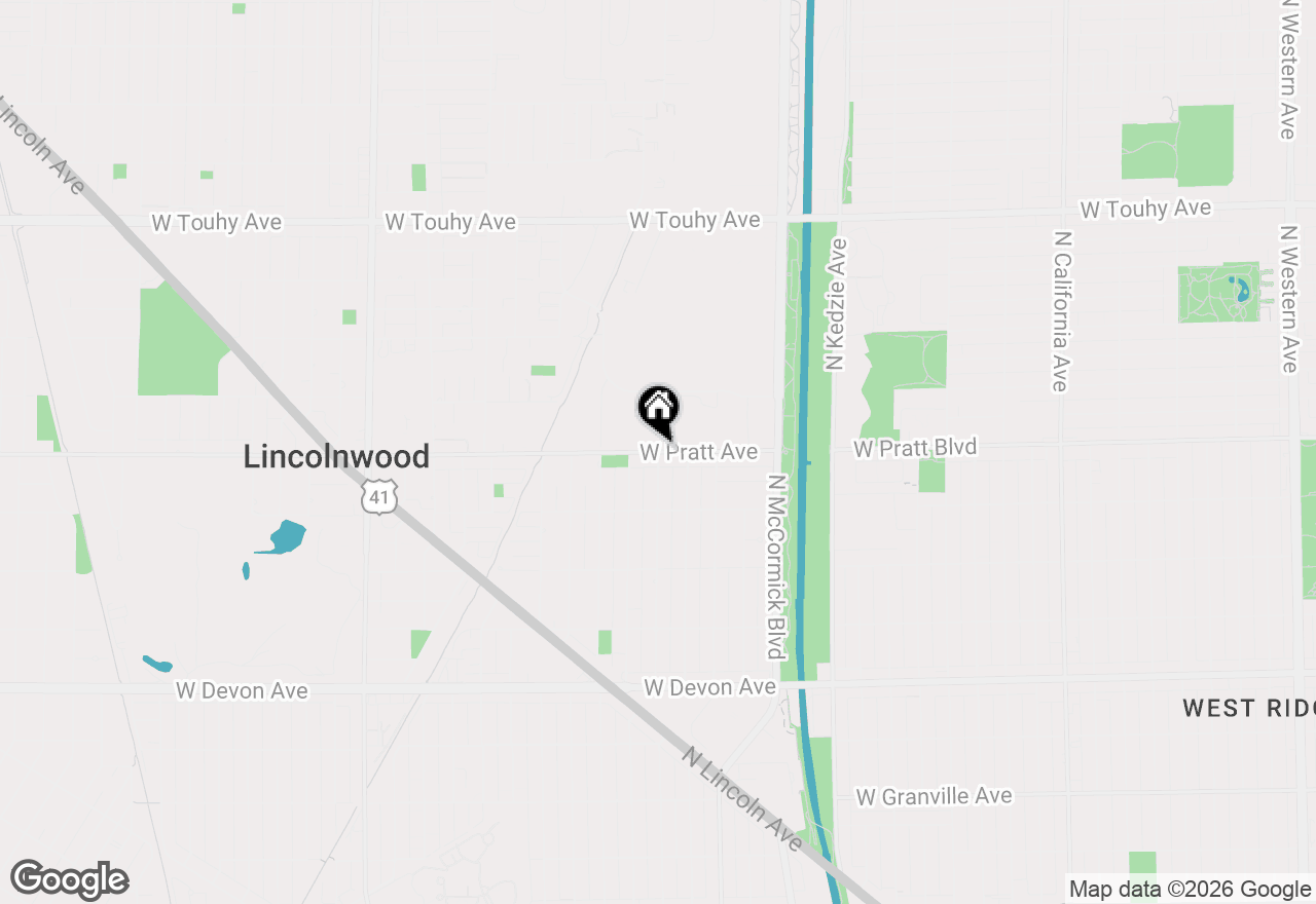 Map of 8449 N St. Louis Avenue, Skokie, IL 60076