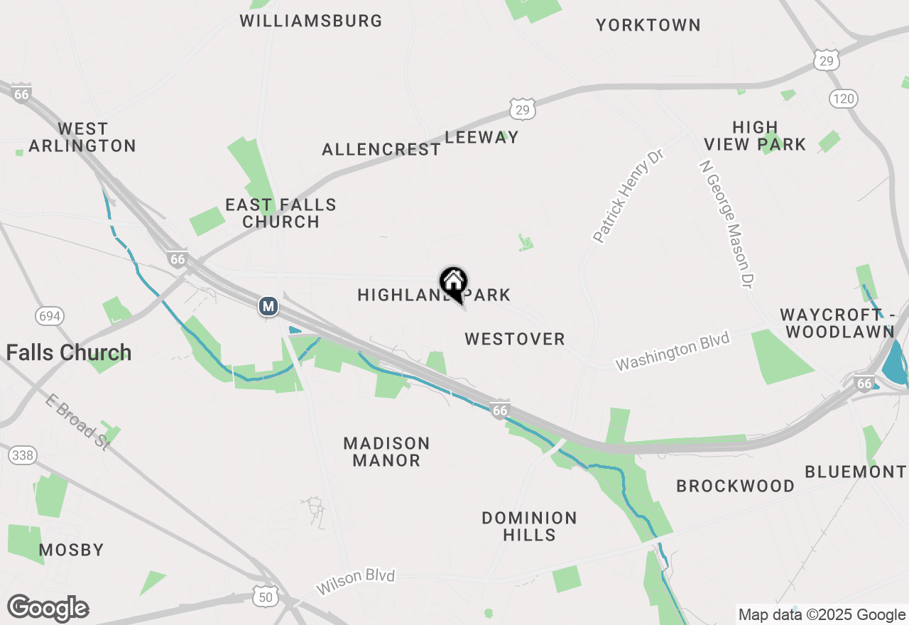 Map of 6024 16th Street N, Arlington, VA 22205