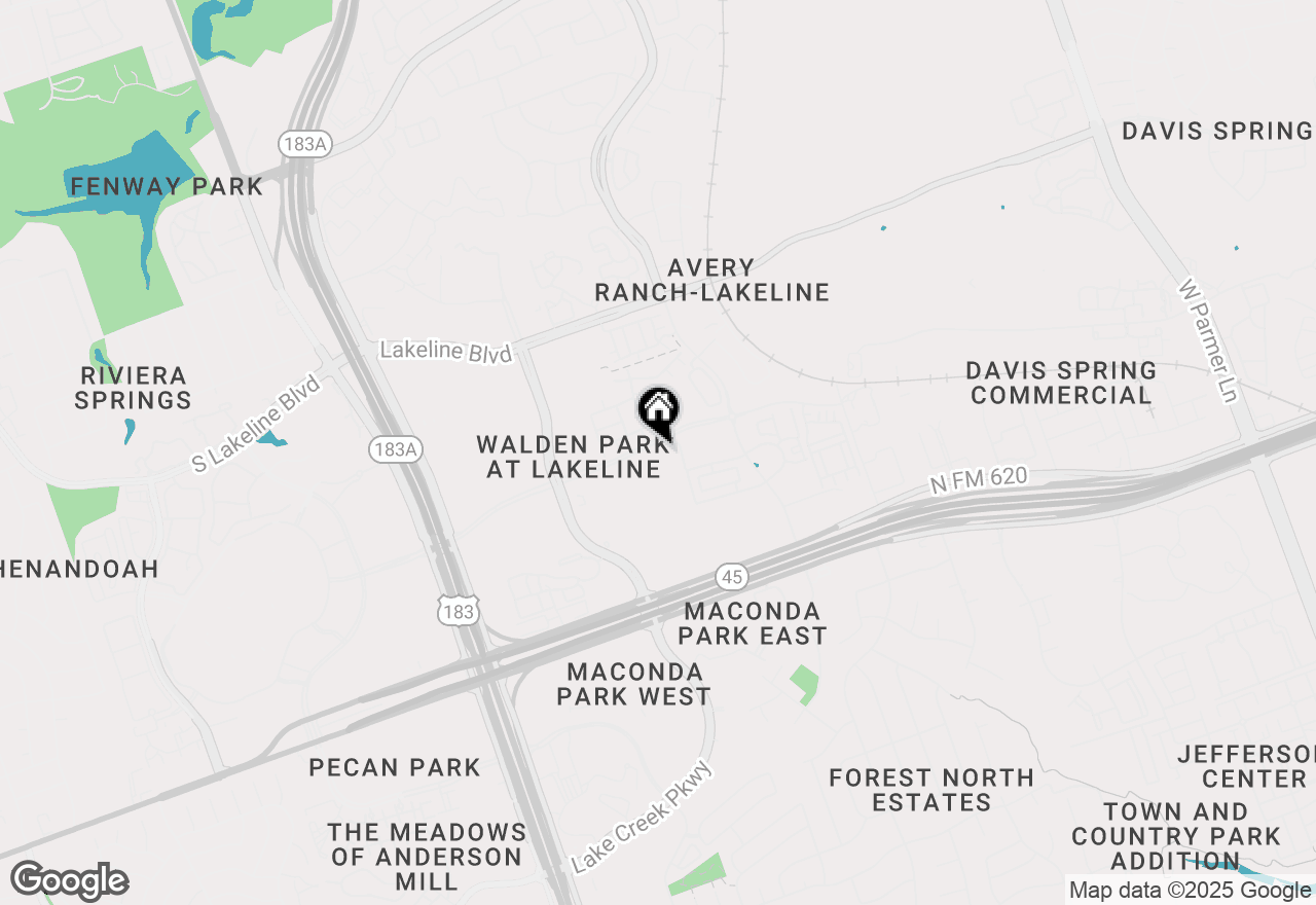 Map of 10520 Lakeline Mall Dr #171, Austin, TX 78717