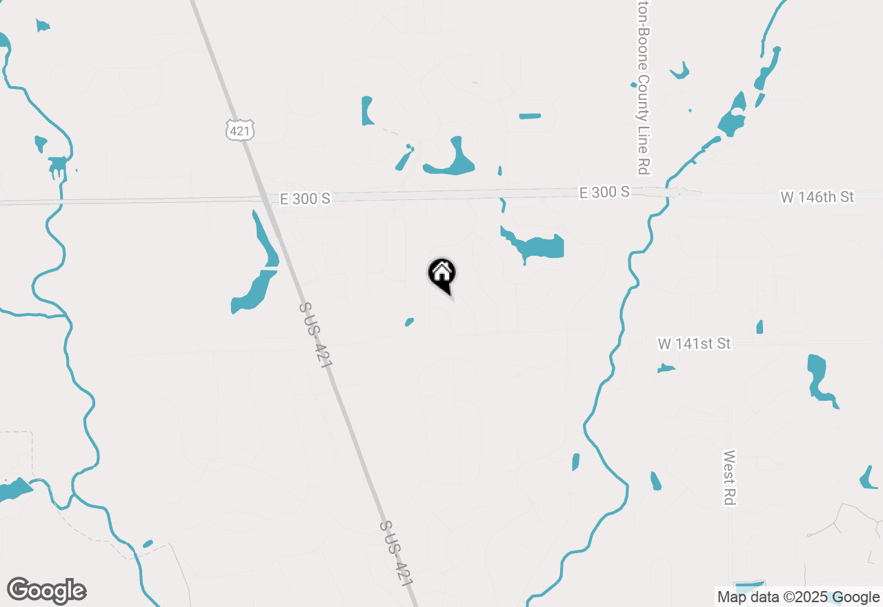 Map of 11504 Willow Bend Drive, Zionsville, IN 46077