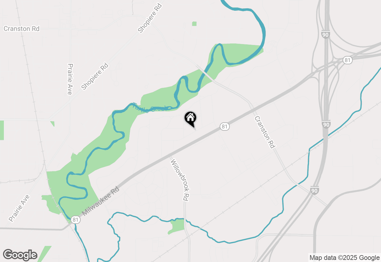 Map of 2535 Blarney Stone Drive, Beloit, WI 53511