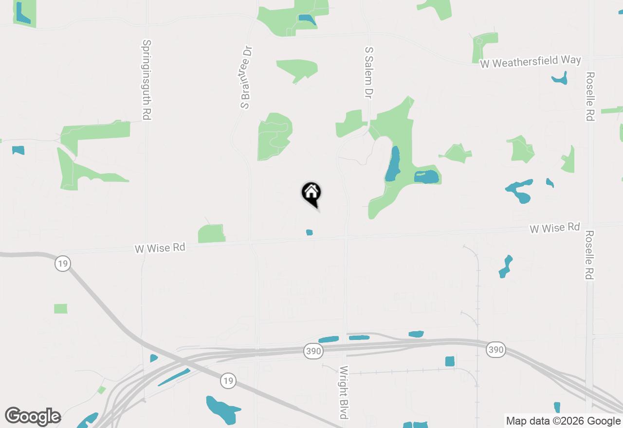 Map of 1010 Glastonbury Lane, Schaumburg, IL 60193
