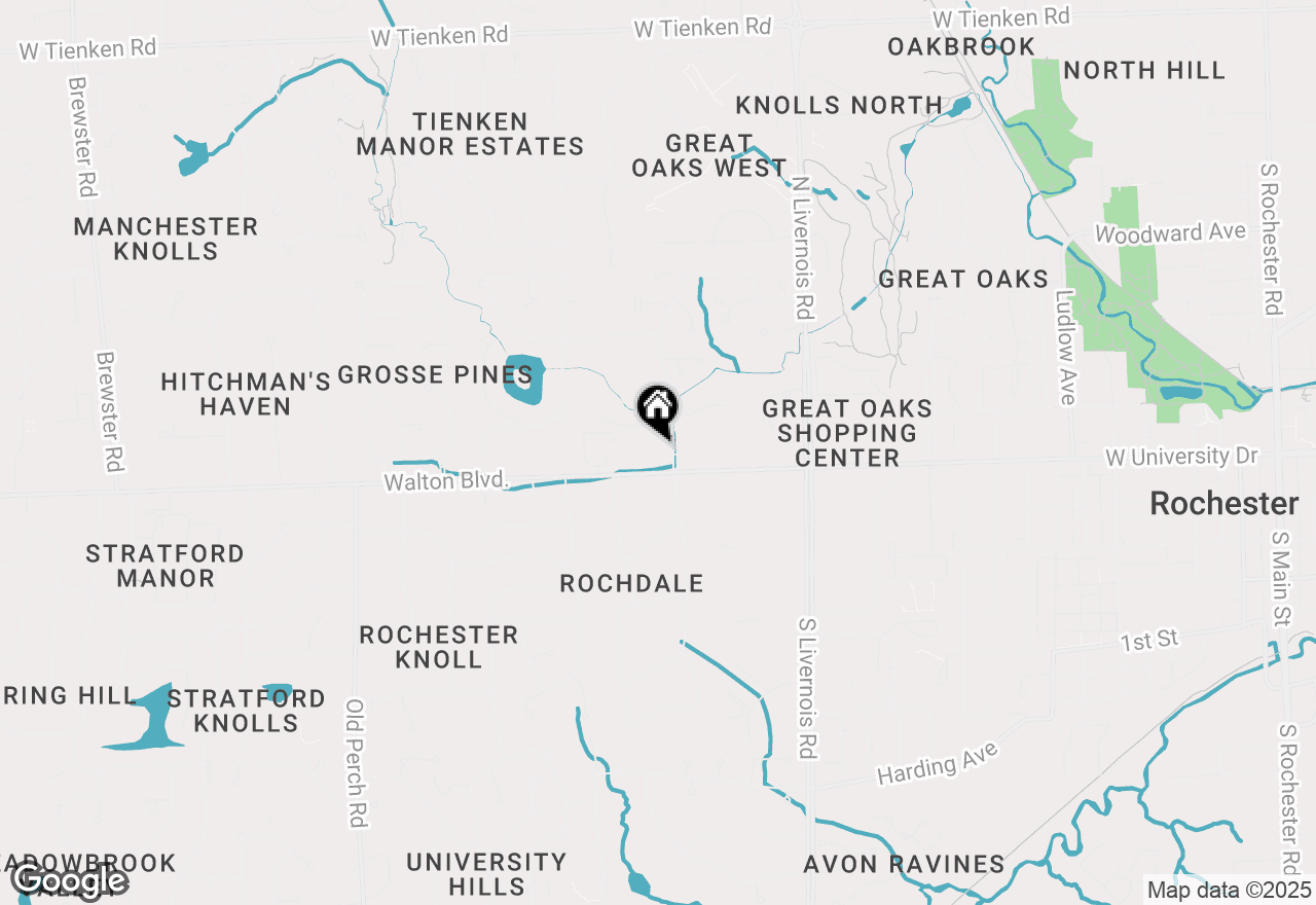 Map of 1460 Walton Boulevard #101, Rochester Hills, MI 48309