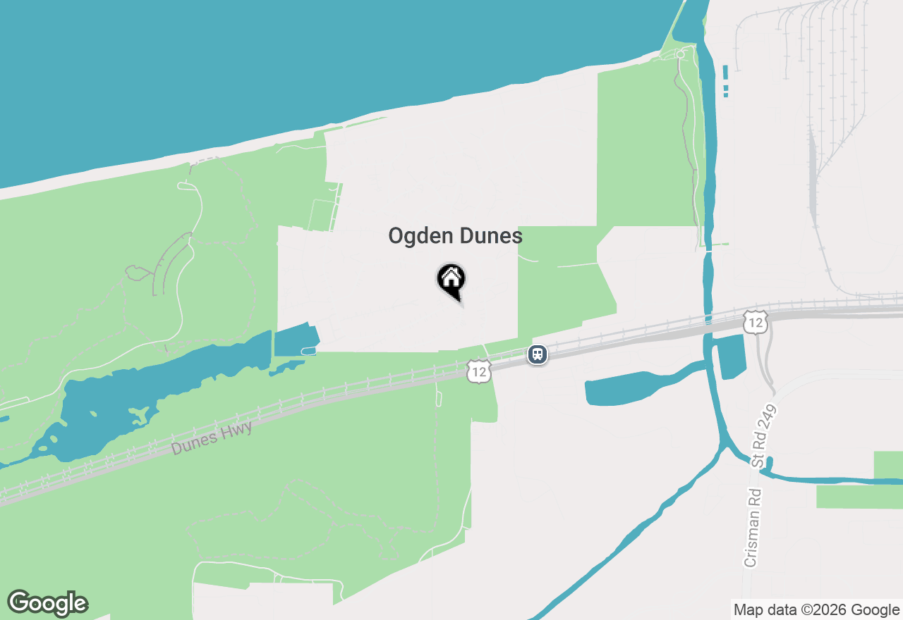 Map of 124 Diana Road, Portage, IN 46368