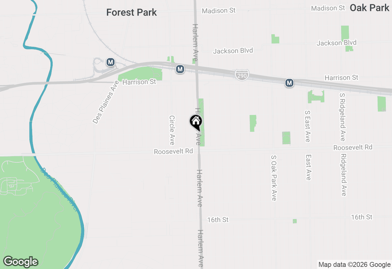 Map of 1101 Harlem Avenue #301, Forest Park, IL 60130