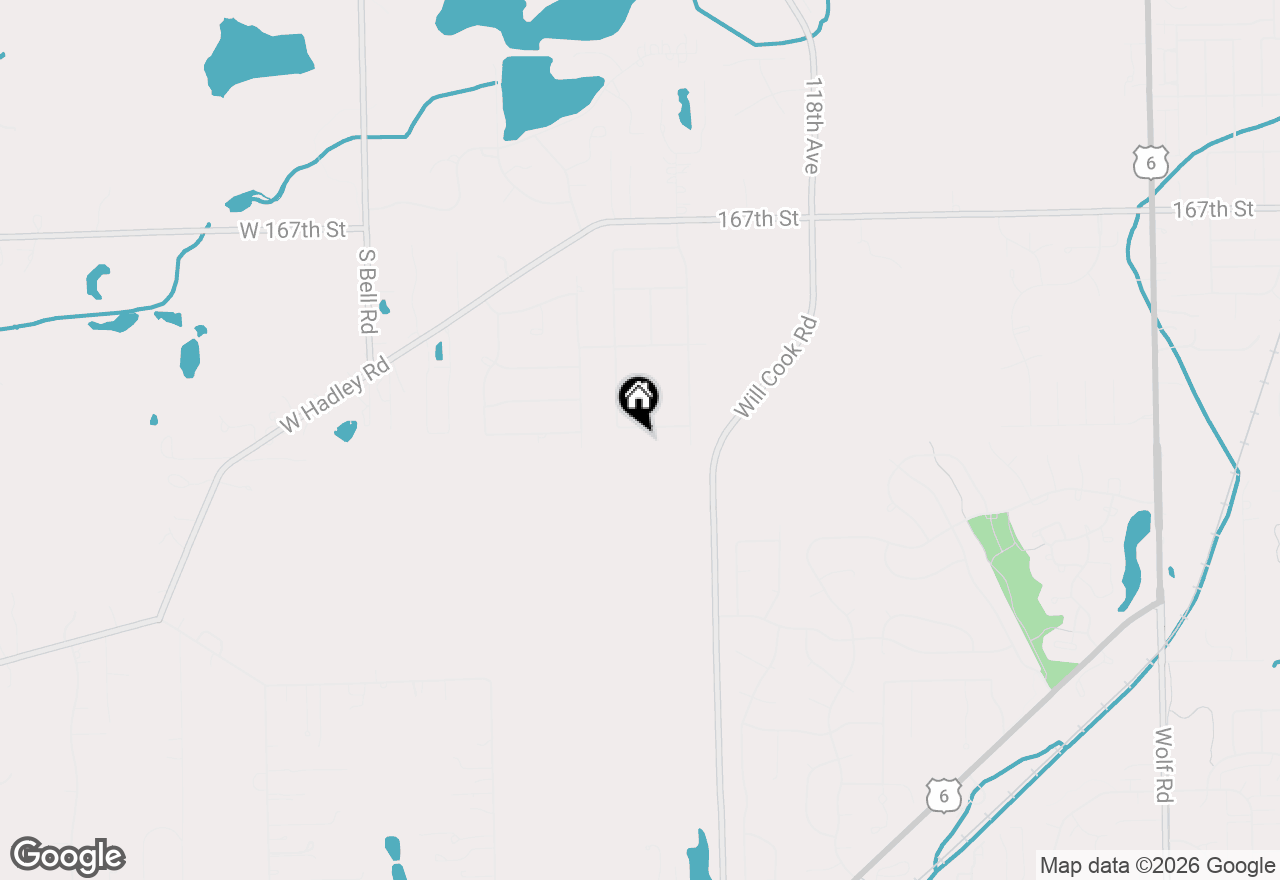 Map of 12119 Longmeadow Lane, Homer Glen, IL 60491