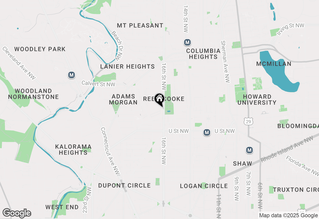 Map of 1604 Belmont Street Nw #C, Washington, DC 20009