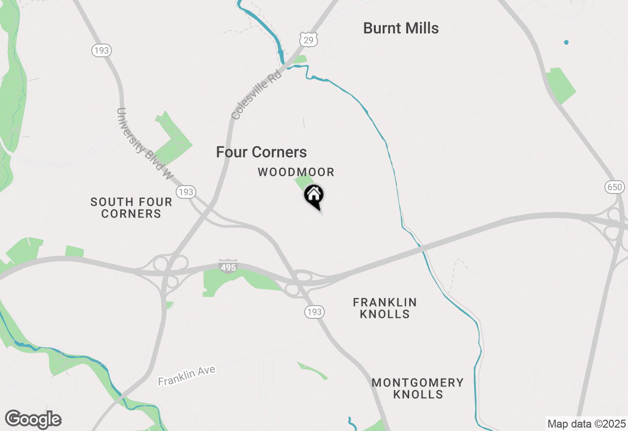 Map of 221 Williamsburg Drive, Silver Spring, MD 20901