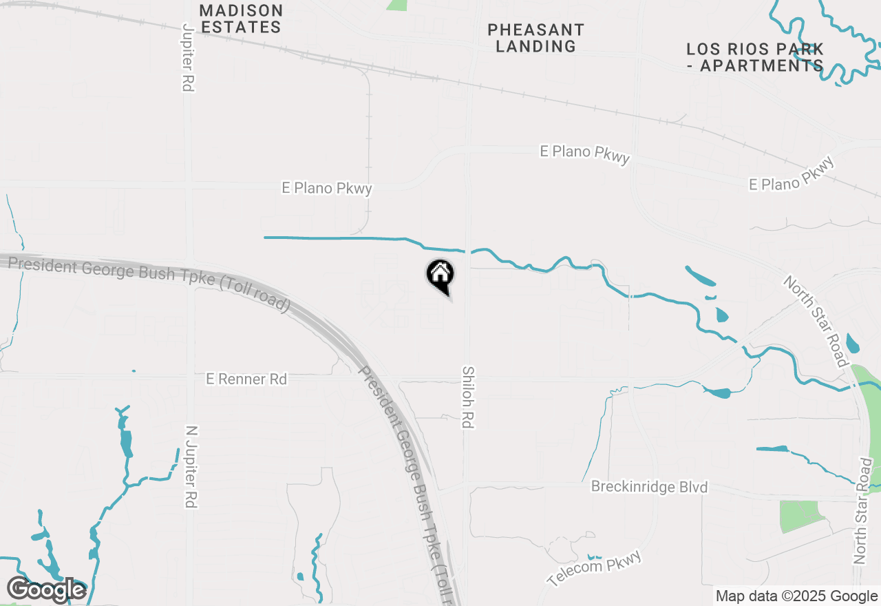 Map of 380 Greenhouse Drive, Plano, TX 75074