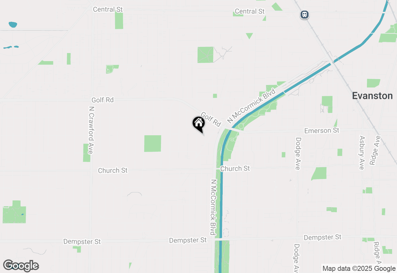 Map of 9353 Ewing Avenue, Evanston, IL 60203