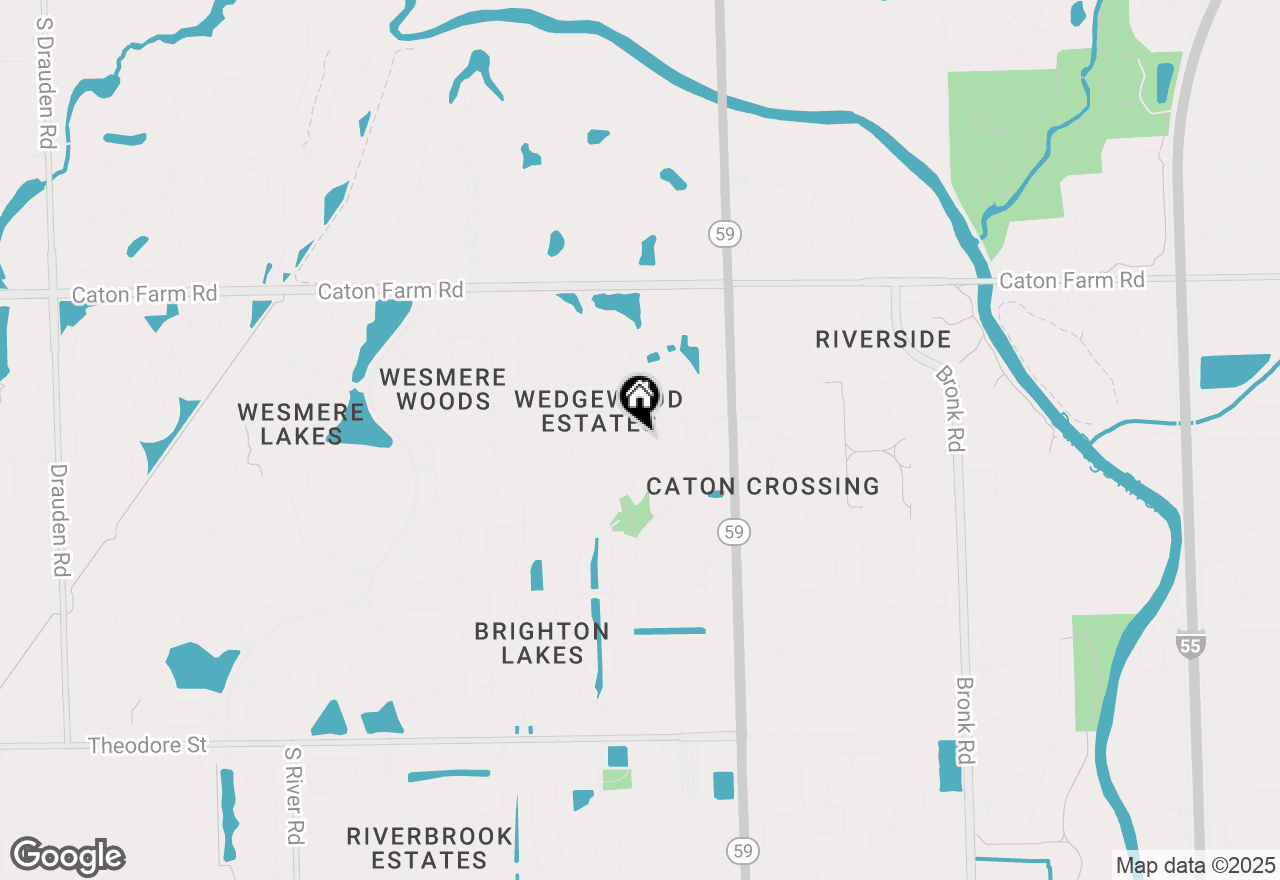 Map of 2020 Saint Andrews Drive, Plainfield, IL 60586